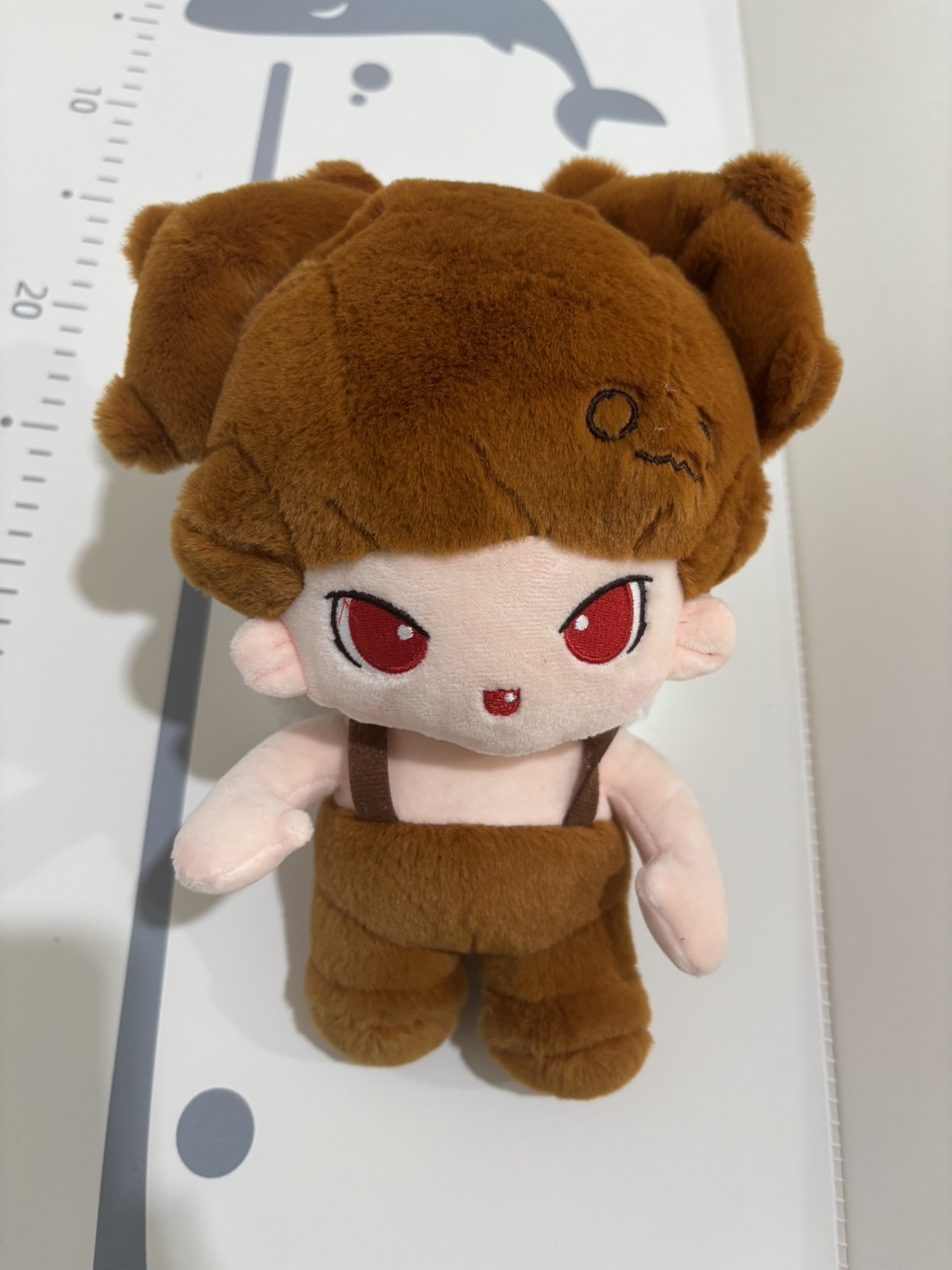 ตุ๊กตาเด็กผู้ชายน้ำตาล